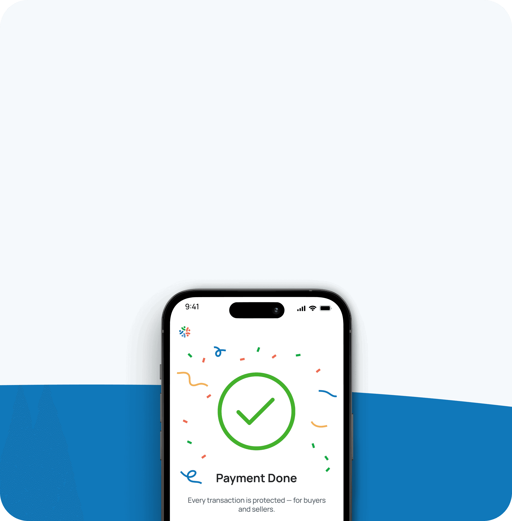 Payment Done screen